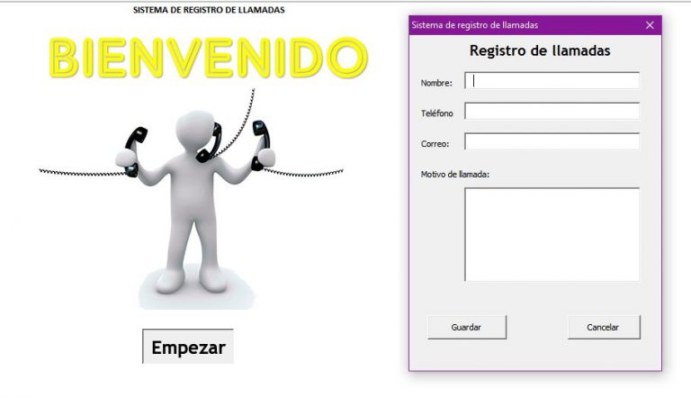 Plantilla Registro De Llamadas Excel Avanzado 3991
